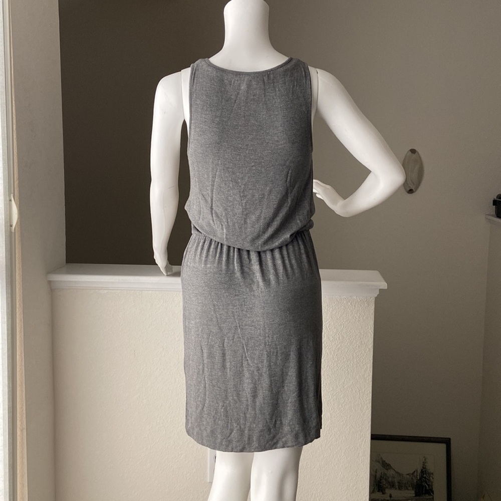 Banana Republic gray sleeveless jersey dress size XS - Picture 3 of 8